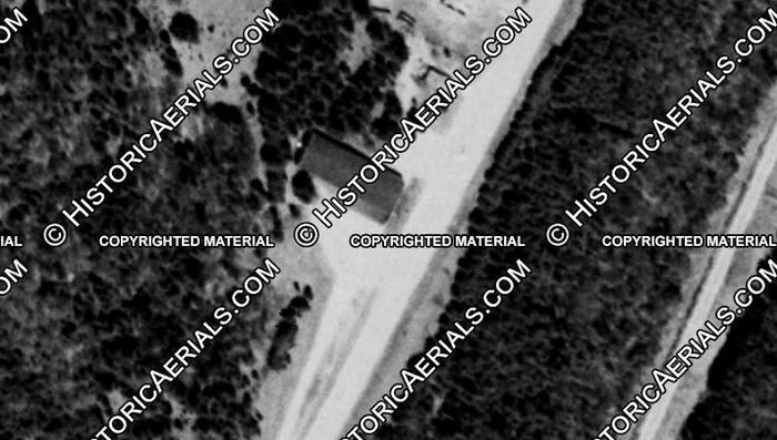 Village Lanes & Lounge - 1958 Aerial (newer photo)